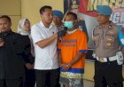 Konferensi-Pers-Polresta-Sidoarjo-Ungkap-Kasus-Tindak-Pidana-Satpam-Perumahan-di-Gedangan-Cabuli-Gadis-Bawah-Umur