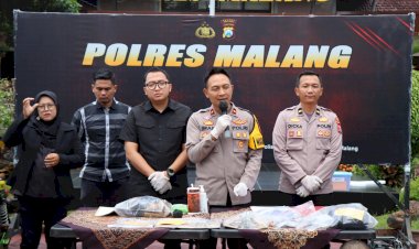 Jelang-Pemilu,-Polres-Malang-Berhasil-Ungkap-29-Kasus-Curanmor,-10-Tersangka-Diamankan