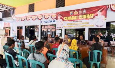 Polsek-Krembung-Gelar-Curhat-Kamtibmas,-Wujudkan-Pilkada-Damai