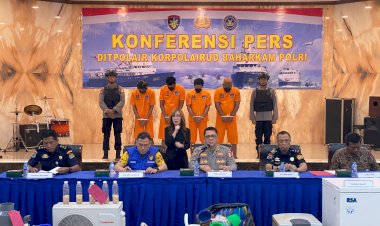 Ditpolair-Baharkam-Polri-Amankan-4-Pelaku-Penyelundupan-134-Ribu-Baby-Lobster-di-Banten,-Negara-Dirugikan-Rp32,8-Miliar