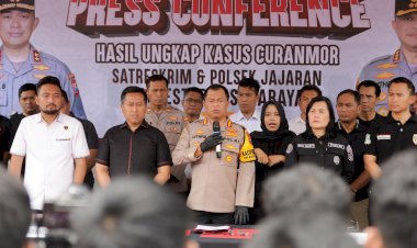 Polrestabes-Surabaya-Berhasil-Tangkap-32-Pelaku-Curanmor-di-62-TKP-dalam-Sebulan