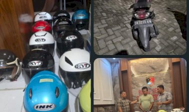 Polres-Situbondo-Berhasil-Amankan-Residivis-Pencurian-Helm-dan-Sita-Puluhan-Barang-Bukti
