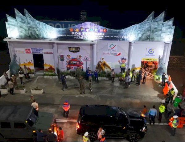 Dibangun Mirip IKN, Posyan Polres Probolinggo Manjakan Pemudik Dengan Berbagai Fasilitas Layanan Gratis
