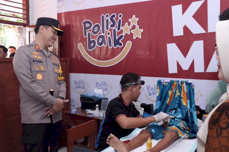 Polda Jatim Gelar Baksos dan Bakkes Laksanakan Program