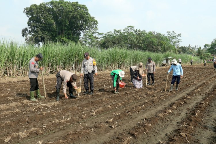 Polresta Malang Kota Dukung Program Asta Cita Kampanyekan Swasembada Pangan Nasional