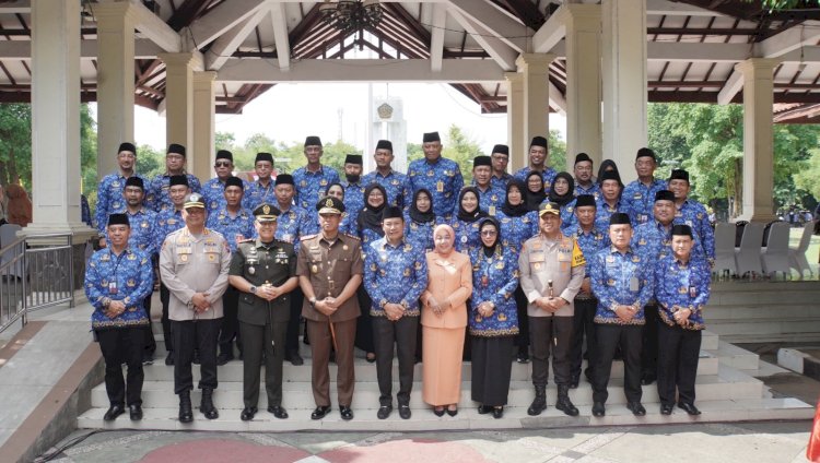 Kapolresta Sidoarjo Hadiri Upacara HUT Ke-53 KORPRI